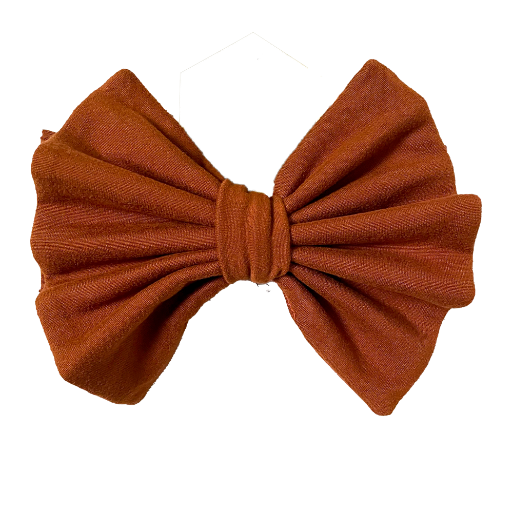 Big Bow Headband - Mocha