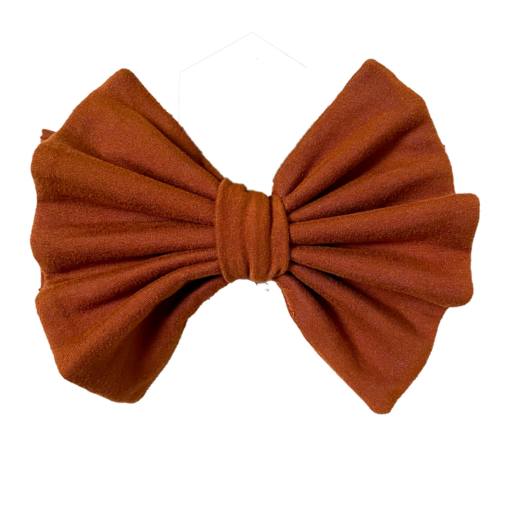 Big Bow Headband - Mocha