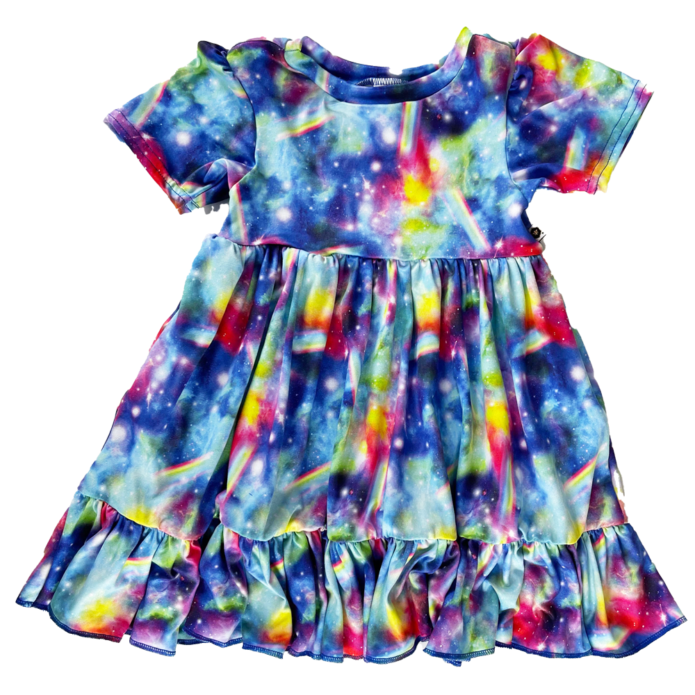 Twirl Dress - Rainbow Galaxy