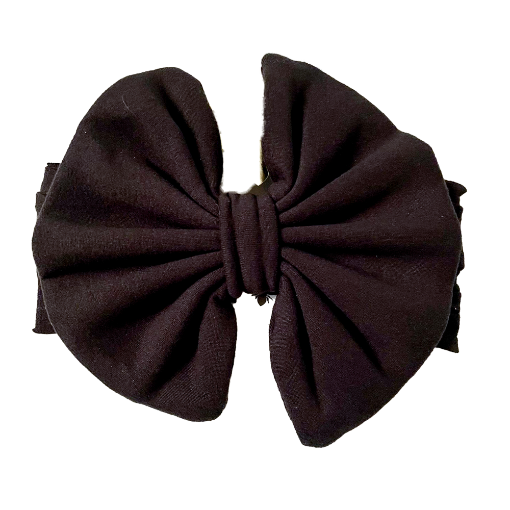 Big Bow Headband - Basic Black