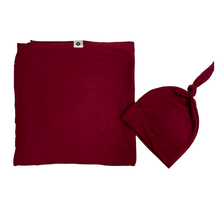 Stretch Swaddle Set - Burgundy