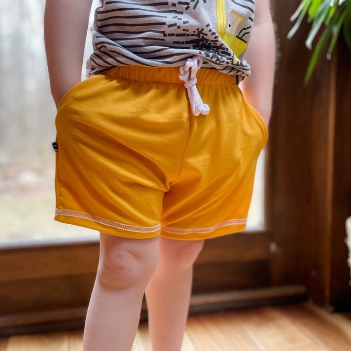 Jogger Shorts - Gold