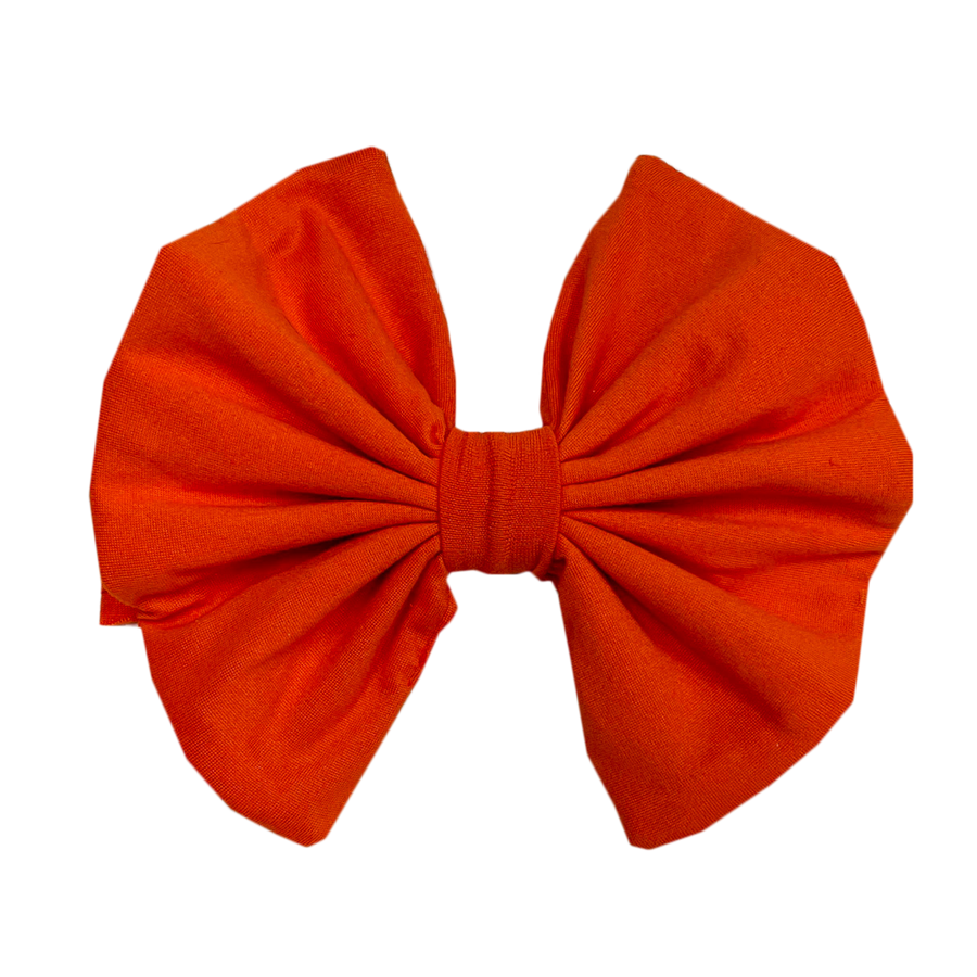 Big Bow Headband - Orange
