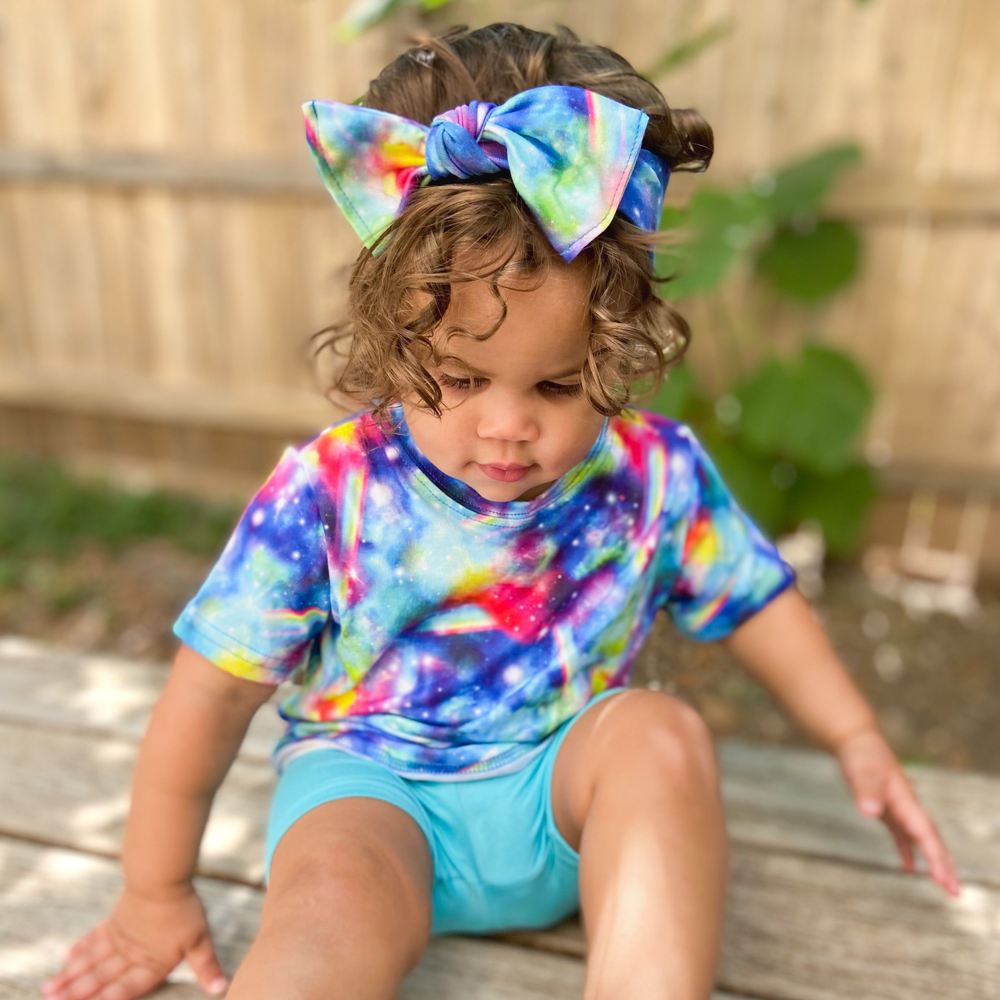 Baby Headband - Rainbow Galaxy